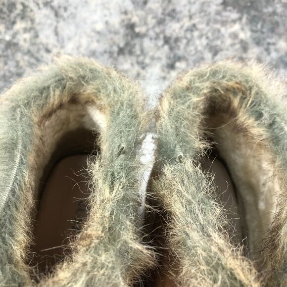 JustFab Women's 9 Kishani Brown Faux Suede High Heel Hidden Wedge Ankle Booties - Picture 4 of 14